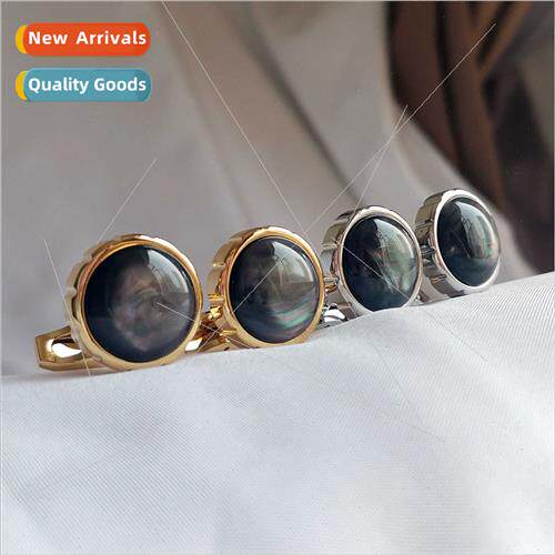 High- brass material real gold-plated French cufflinks illus