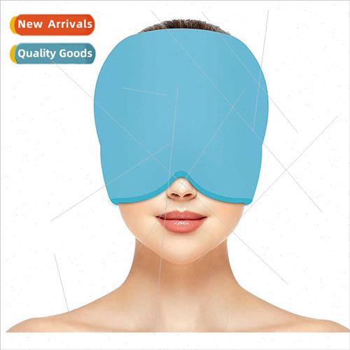 Ice Mask Hot & Cold Solid Gel Hat HeadgearGel Headache Relie