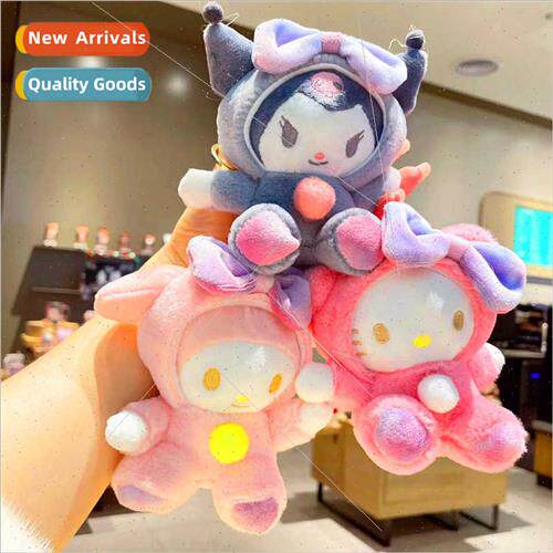 cute bag charm plush toy charm doll mini kulomi couple doll