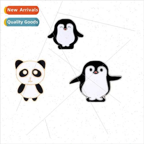 Europe cartoon accessories animal panda black penguin couple