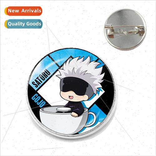 Anime Spellbound Jujutsu Kaisen 呪術廻戦 Time Gemstone Brooc