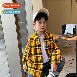 2023 Boys shirts in small children in spring fall fashion Ya