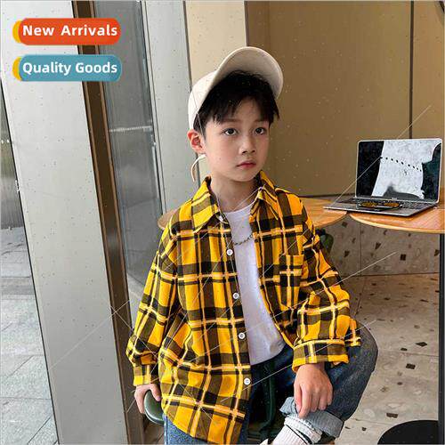 2023 Boys shirts in small children in spring fall fashion Ya