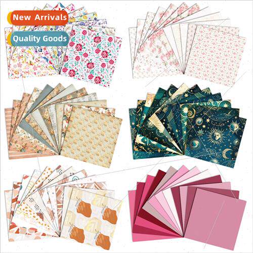 12pcs/pack purple solid color background paper simple solid