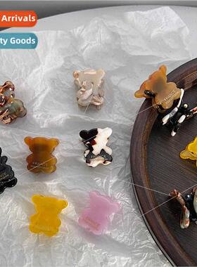Ageing bear hair grab bangs hair clips cute ehead side clip