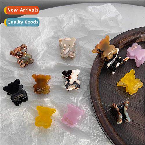 Ageing bear hair grab bangs hair clips cute ehead side clip