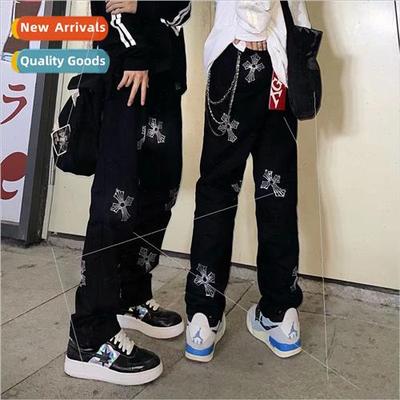 Rhinestone Cross Jeans Womens Setwear Women and Men ndy B