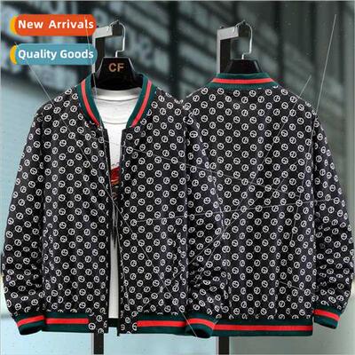 Jacket men spir boy nd collar jacket printing Slim tops men