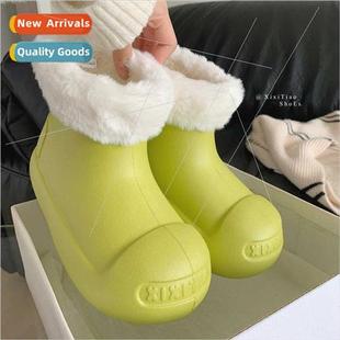 new winter padded Korean fluffy simple warm snow ins