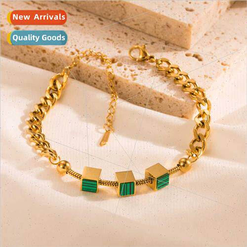 Europe stainless steel bracelet female niche shell piece cha