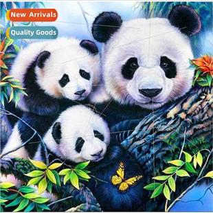 DIY panda handmade painting diamond new round Diamond full