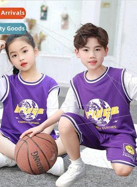 23 Summer Children Fake Twopcs Basketball Unims Middle Large