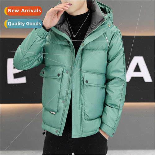 Down jacket men winter 2023 new warm jacket tide handsome du