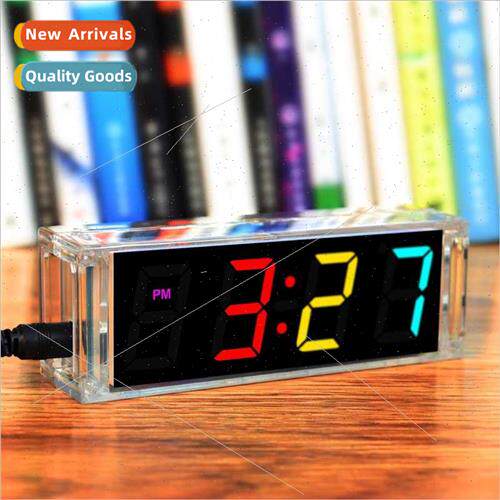 Seven-color digal clock electronic production k diy bulk com