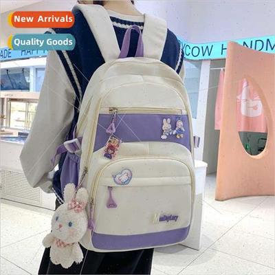 Large capacy primary secondary school students schoolbag fem