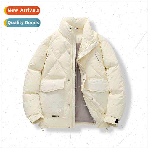 Winter down jacket couple  new simple fashion tide thickened