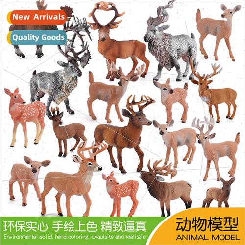 Wildlife ka deer whetail deer fawn model static solid orname