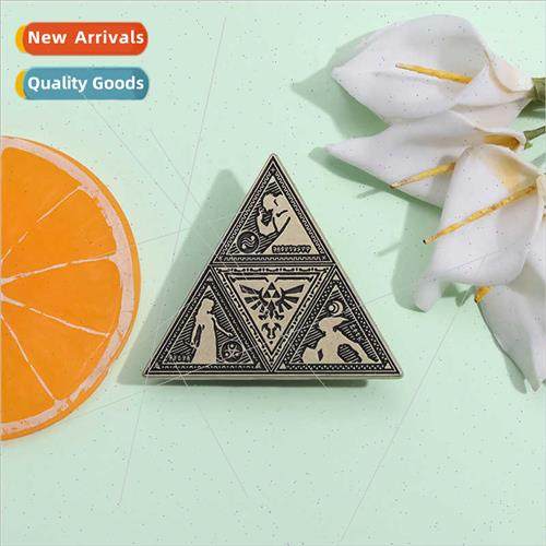 Cartoon game series  alloy badge creative personaly triangle