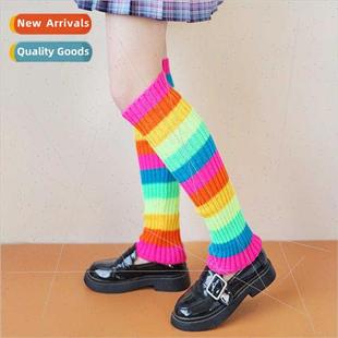 covers sock Japanese stacked personalized New socks rainbow