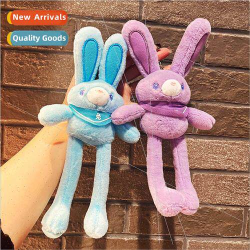 New draw rabb schoolbag pendant plush toy doll mini charm ke