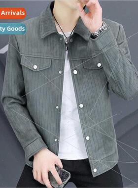 2023 casual versatile spring fall jacket men nd spring stand