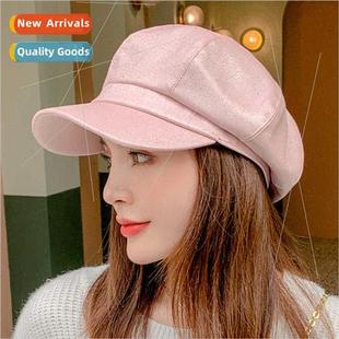 fashion solid duck Japan tongu top simple round Autumn color