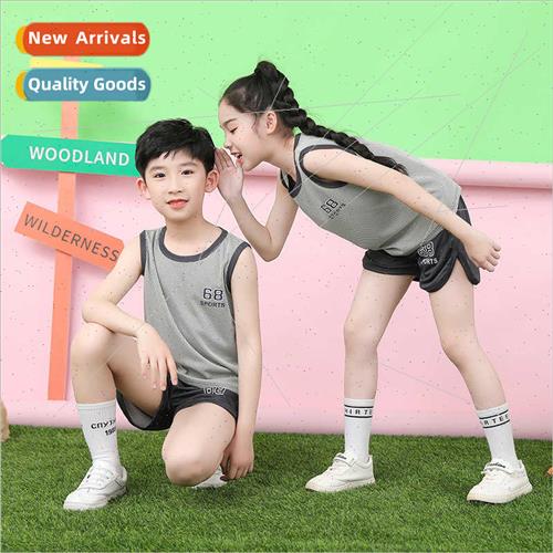 2022 Summer new children undershirt su boys girls solid colo