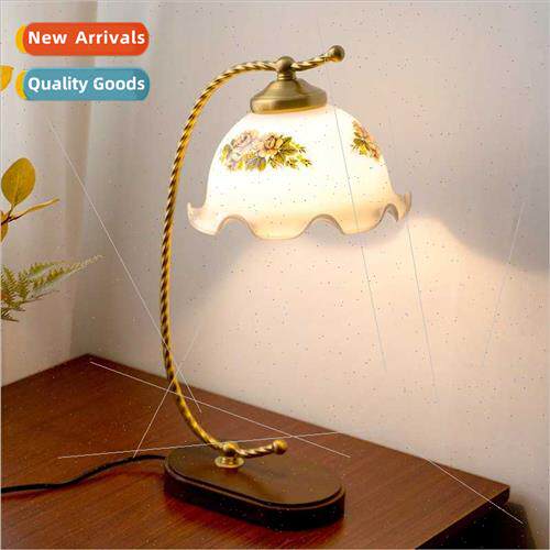 Scandinavian retro bedroom table lamp  light luxury creative