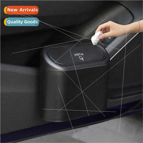 Pop-up d Car Plastic Trash Can Car Interior Hangable Organiz