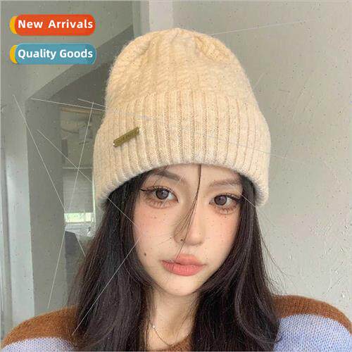 Wool hat female fall winter 2023 new Korean warm thickened k