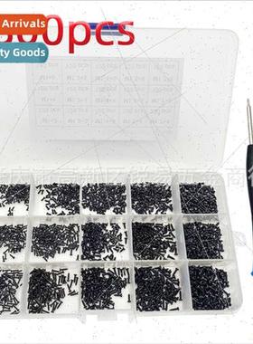 1800pcs silver black miniature round head Phillips self-tapp