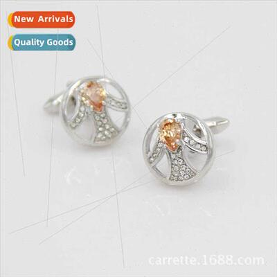 Crystal Business Cufflinks Gentleman xury Peplum French Cuff