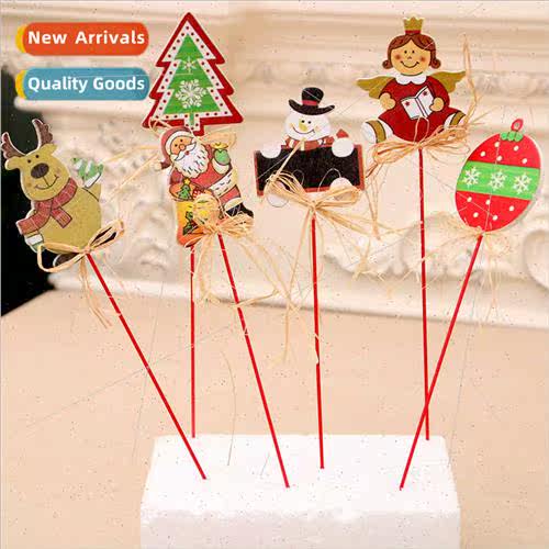 Christmas new wobble stick Wooden small gift activy gift Chr