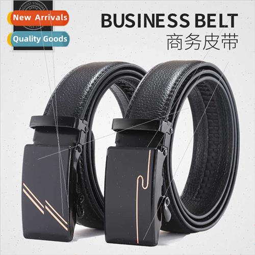 Men Automatic Buckle Belt Business Casual Men Belt Pant Belt
