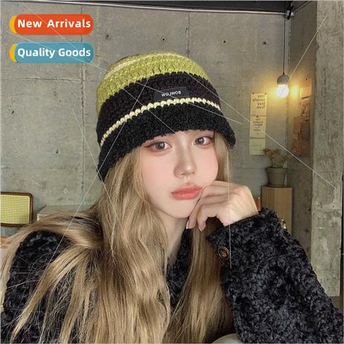 Hand-kn fisherman hat hundred h show face small dopamine war