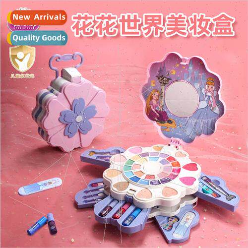 Children girls cosmetic toys set play house nail polish lips