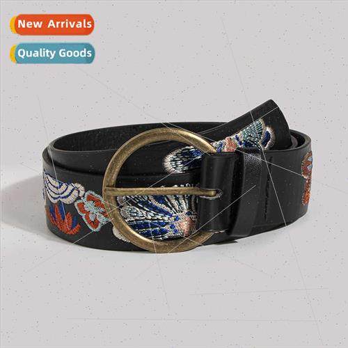 Women Retro Ethnic Heavy Embroidery Exquise Flower Bohemian