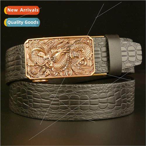 Retro faucet automatic buckle leisure cowhide leather belt m