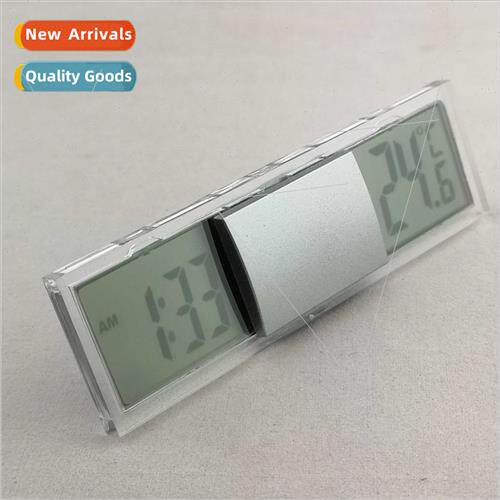 Electronic mini thermometer time temperature clock gift cloc