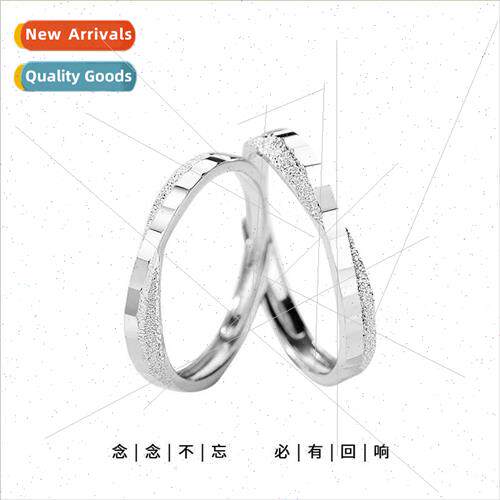 First Look Couple Rings Men Women Pair che Rhombus Fashion v