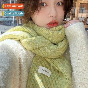 soft short casual winter tempe Korean warm female New scarf