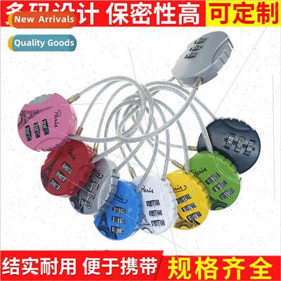 503 furnure cabinet helmet wire rope combination lock padloc