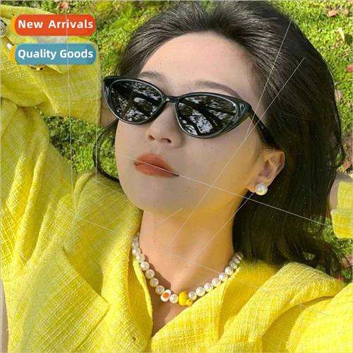 Triangle cat eye sunglasses retro sunglasses women sunglasse - 实物图