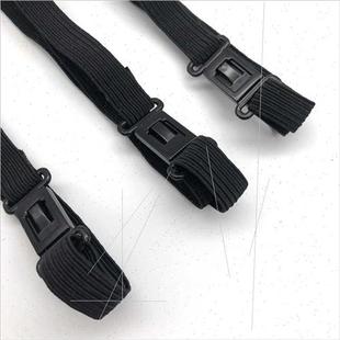 bow tie band wide clot adjustable handmade elastic 1cm black