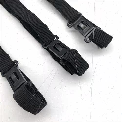 1cm wide handmade bow tie black elastic adjustable band clot