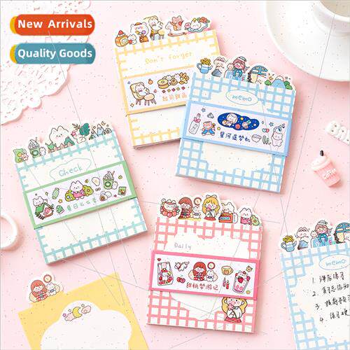 Taotao Stacking Sticky Notes Fresh and Cute Handbook Message