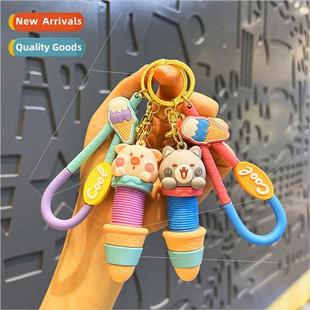 cream ice pendant small jewelry Creative doll decompression