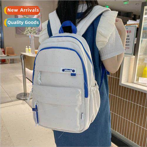 New tide large-capacy schoolbag male retro travel backpack f