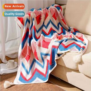 Bohemian sofa blanket office nap air condioning blanket B&B