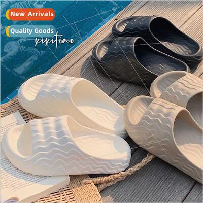 Summer cool 3D personalized soft thick bottom one word slipp